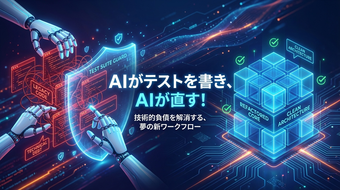 AIがテストを書き、AIがコードを安全にリファクタリング！：技術的負債を解消する新ワークフロー | Scholar Compass