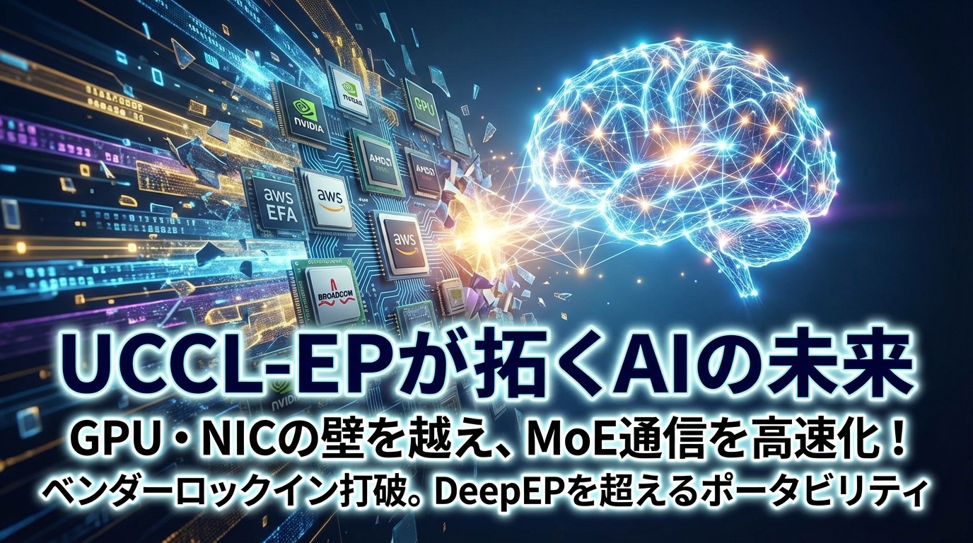 UCCL-EPがAIの未来を拓く：MoEモデルの通信をGPU・NICの壁を越えて高速化！ | Scholar Compass