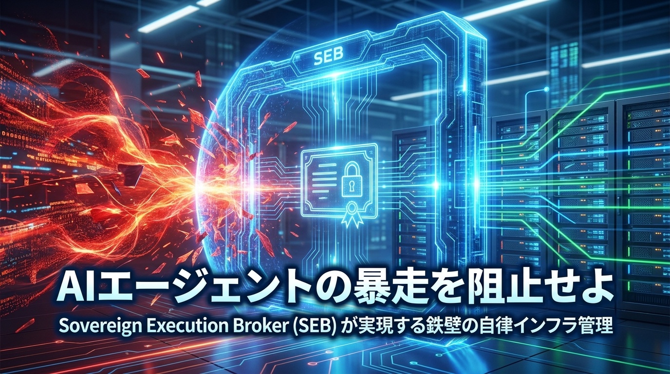 AIエージェントの暴走を防ぐ！Sovereign Execution Broker (SEB)で実現する安全な自律インフラ管理 ...