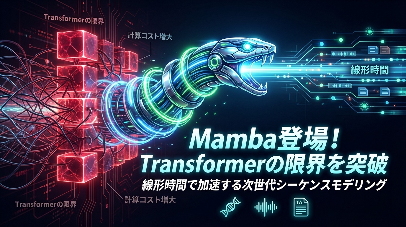 Mamba登場！Transformerの限界を打ち破る線形時間シーケンスモデリングの革新 | Scholar Compass